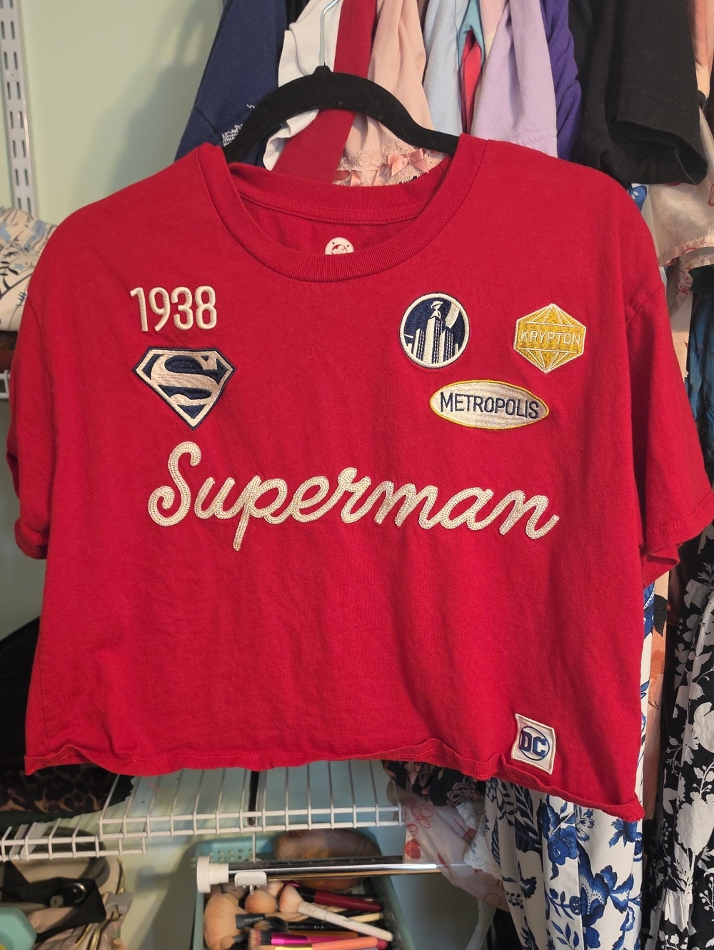 Superman Logo Baby Tee